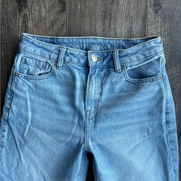 American Eagle Mom Jeans Strigid Women's Size 4 - Picture 3 of 11